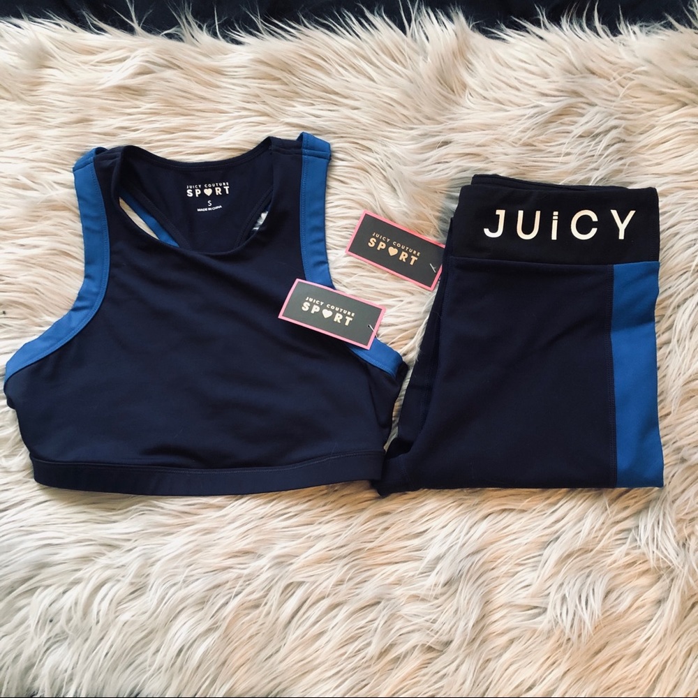 Juicy Couture High Waist Leggings & Halter Bra